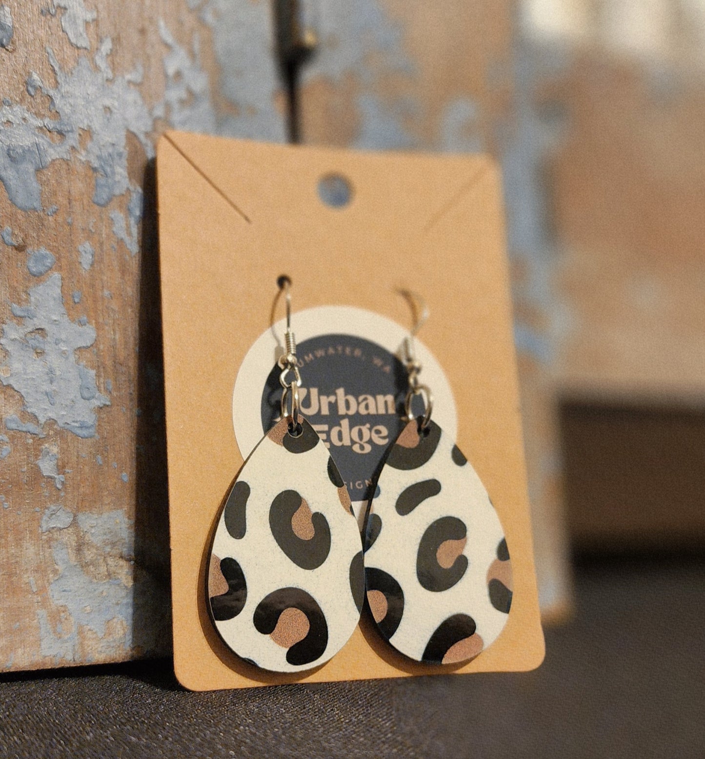 Animal print earrings