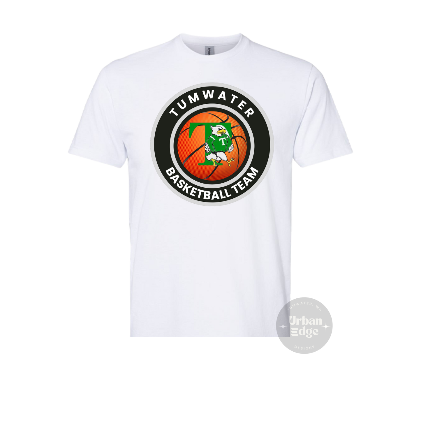 Tumwater Basketball T-Bird white