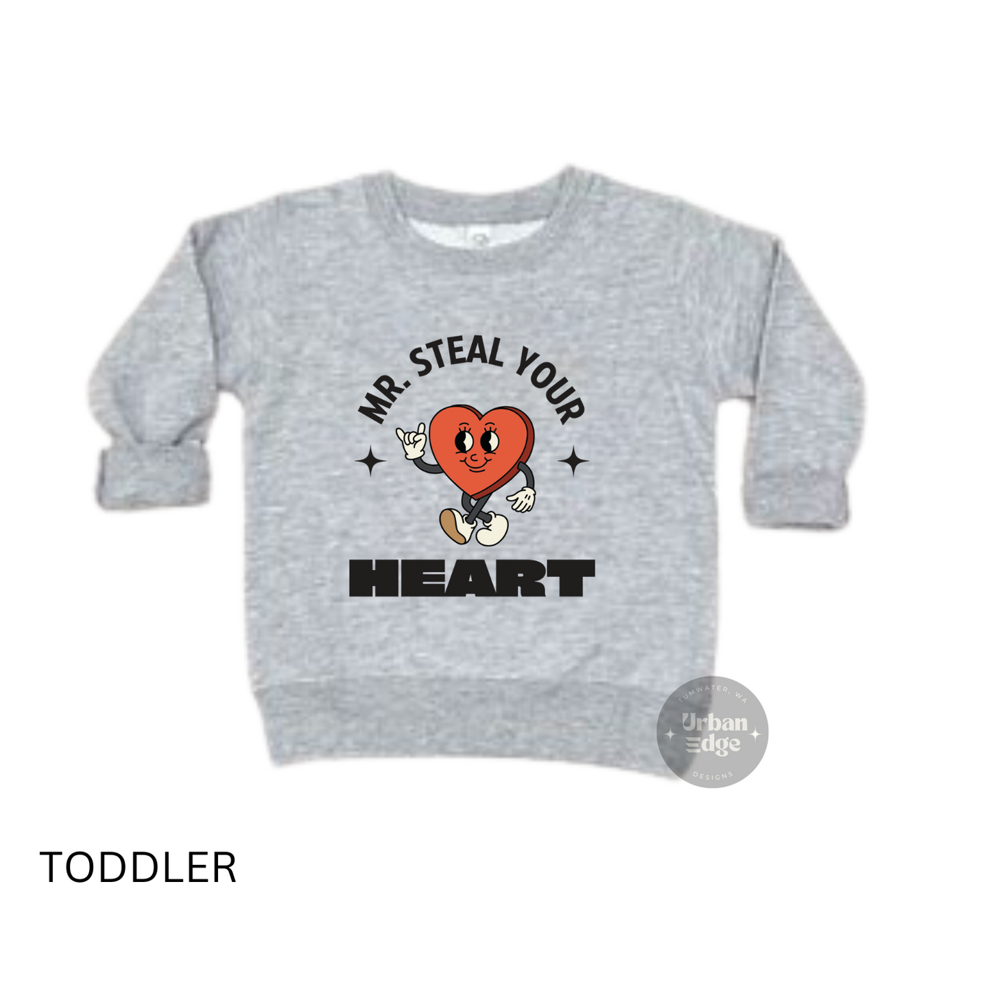 Toddler Mr. Steal crewneck