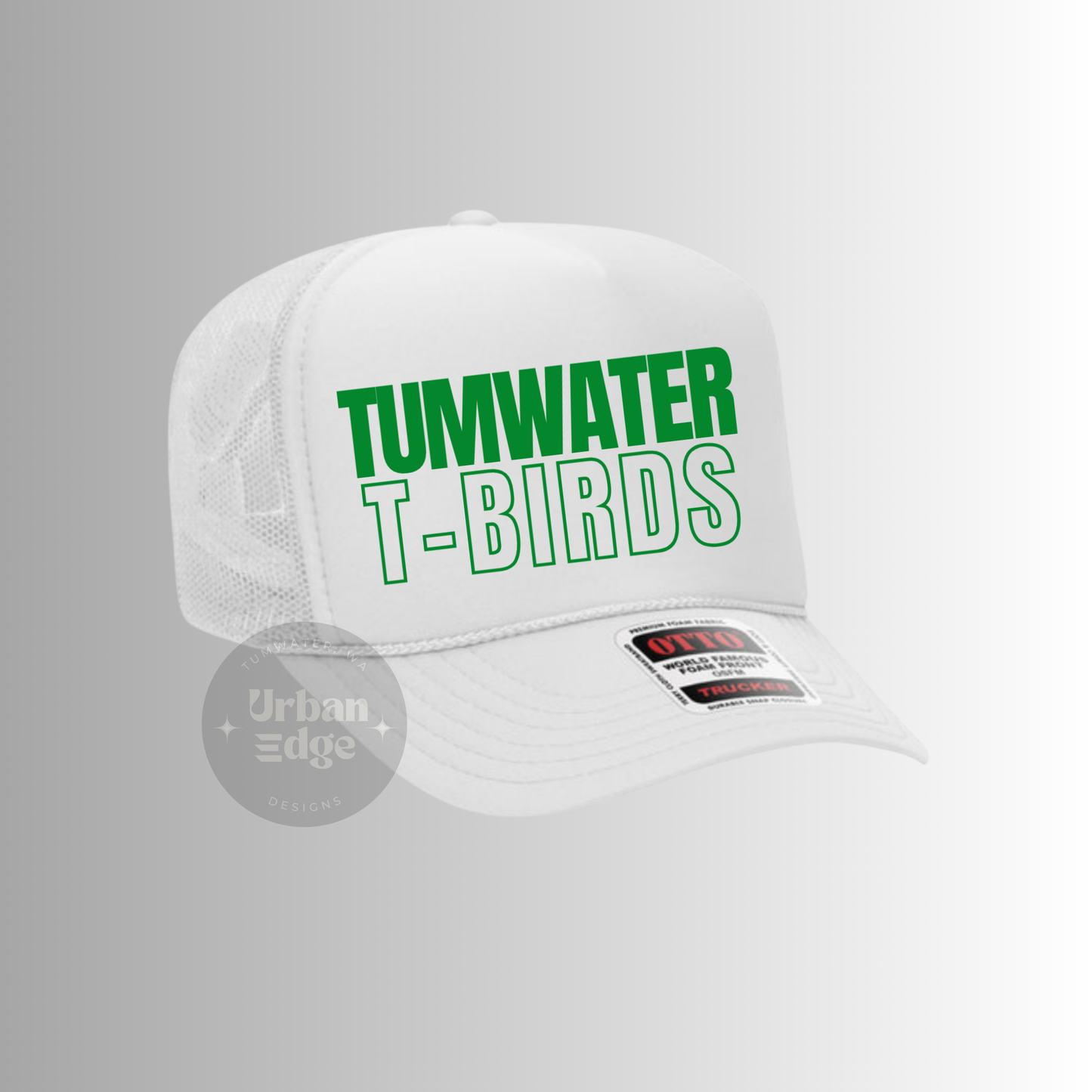 white hat Tumwater T-birds