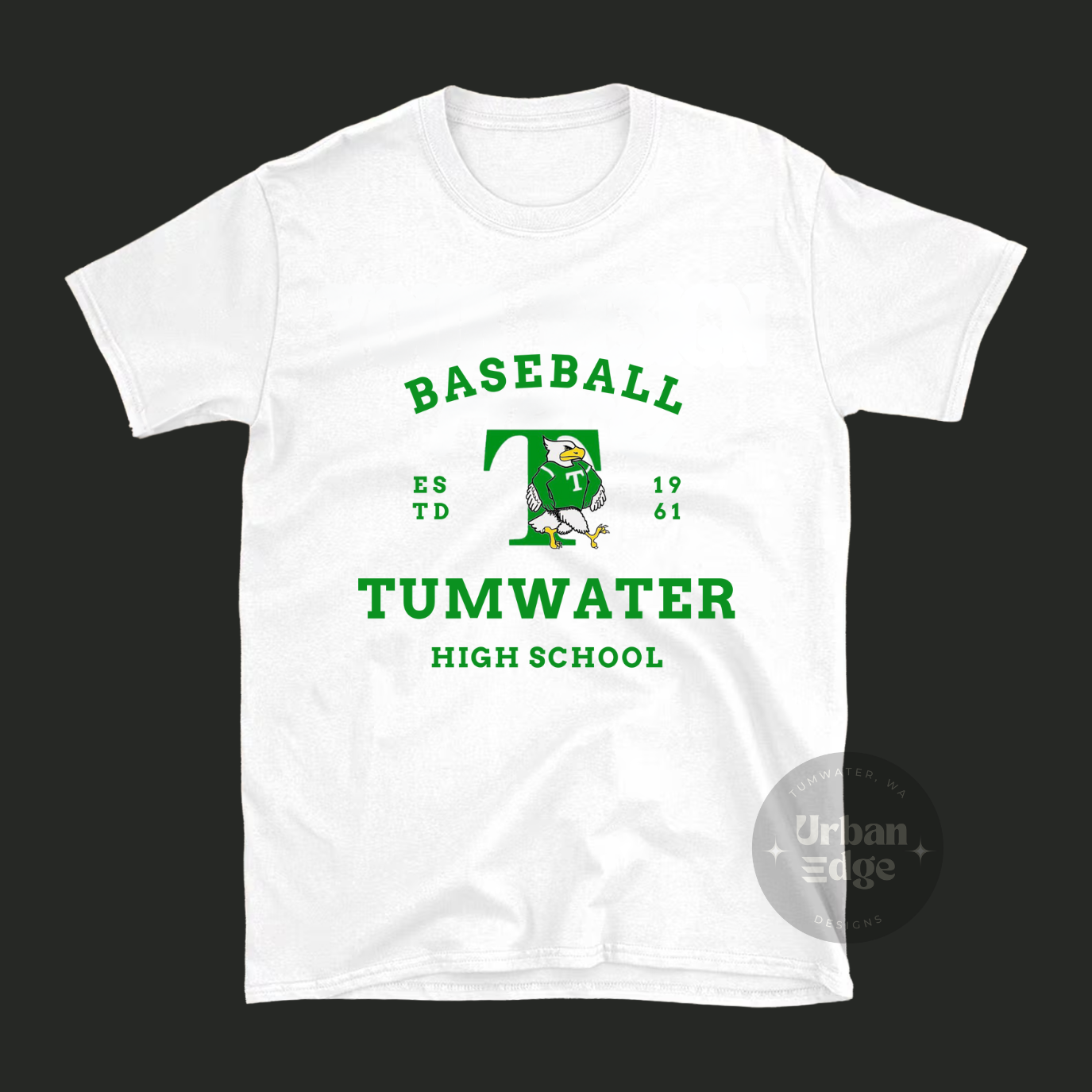 Tumwater Baseball white shirt