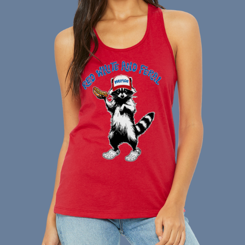 Red White and Feral tank