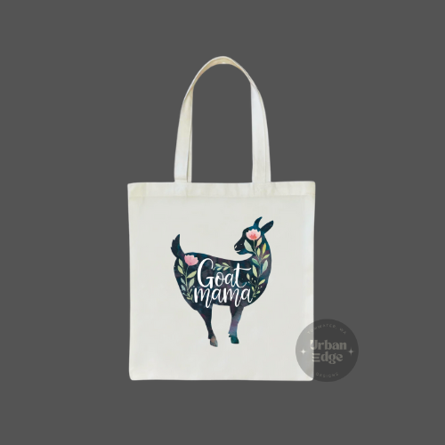 Goat Mama canvas bag