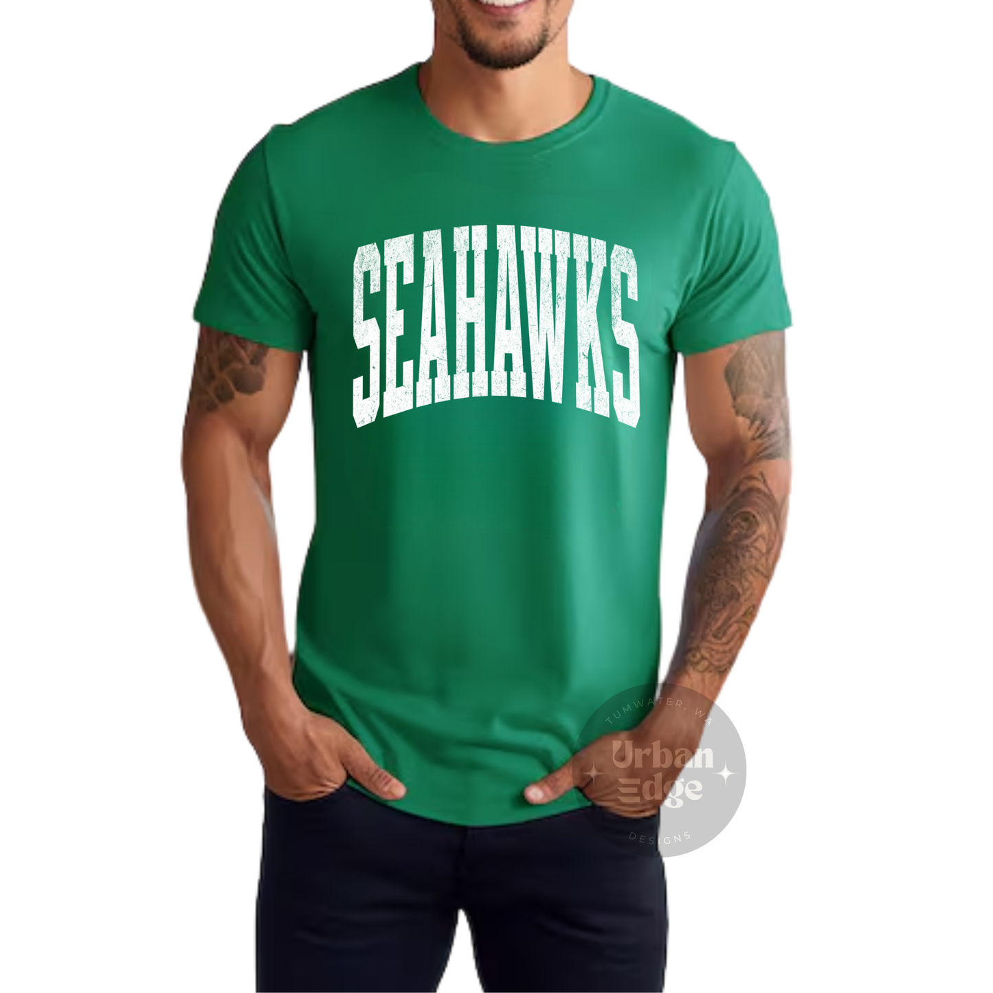 Seahawks Kelly Green shirt