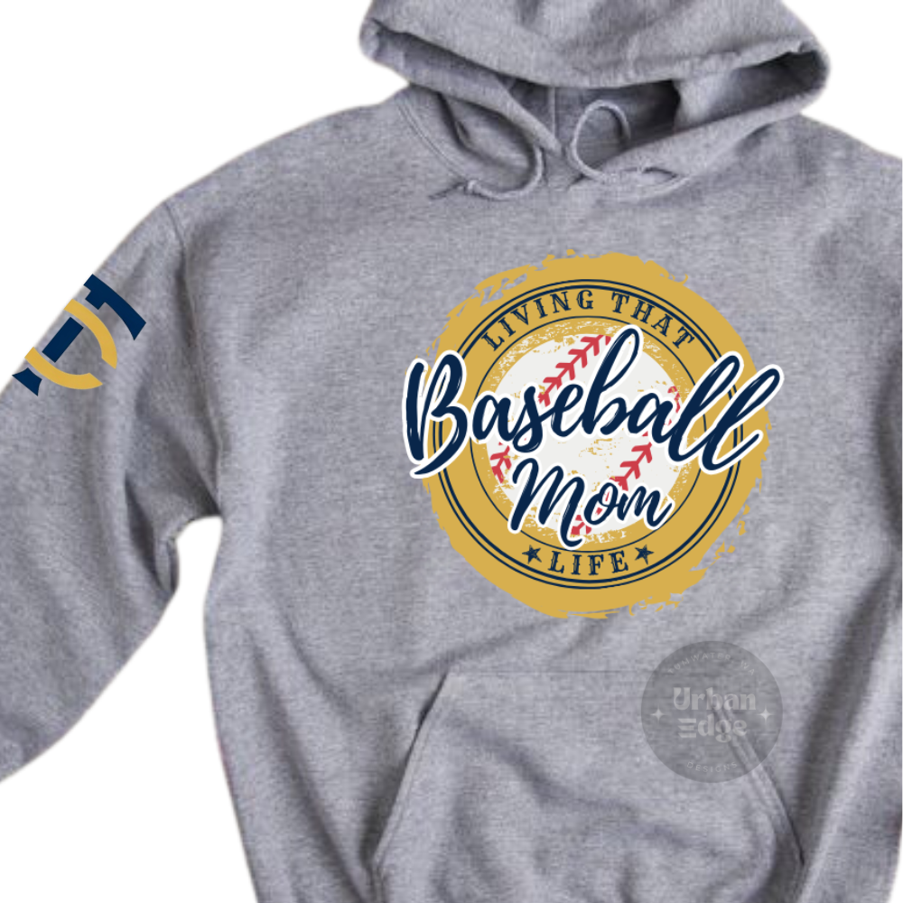 TCBC Gray Mom hoodie