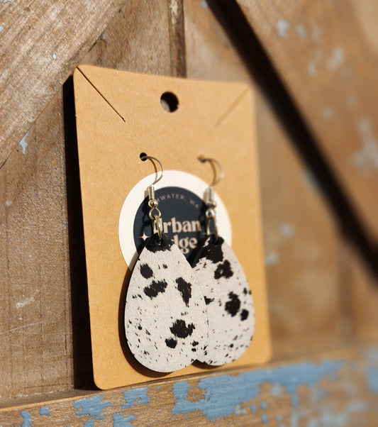 Cow earrings