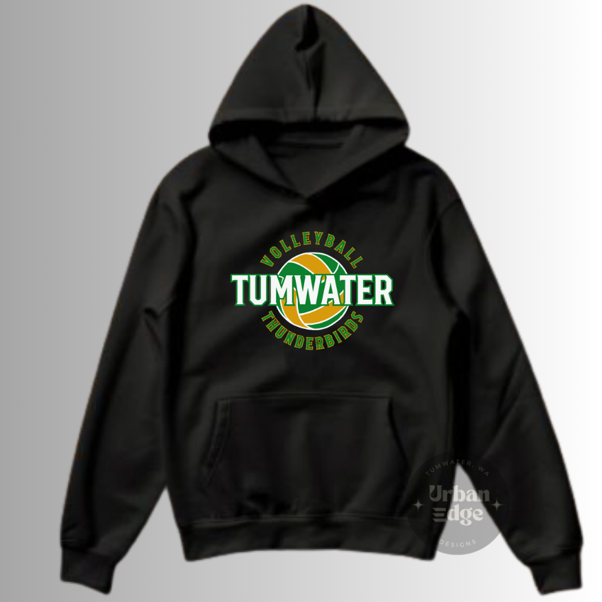 Tumwater Volleyball Black hoodie