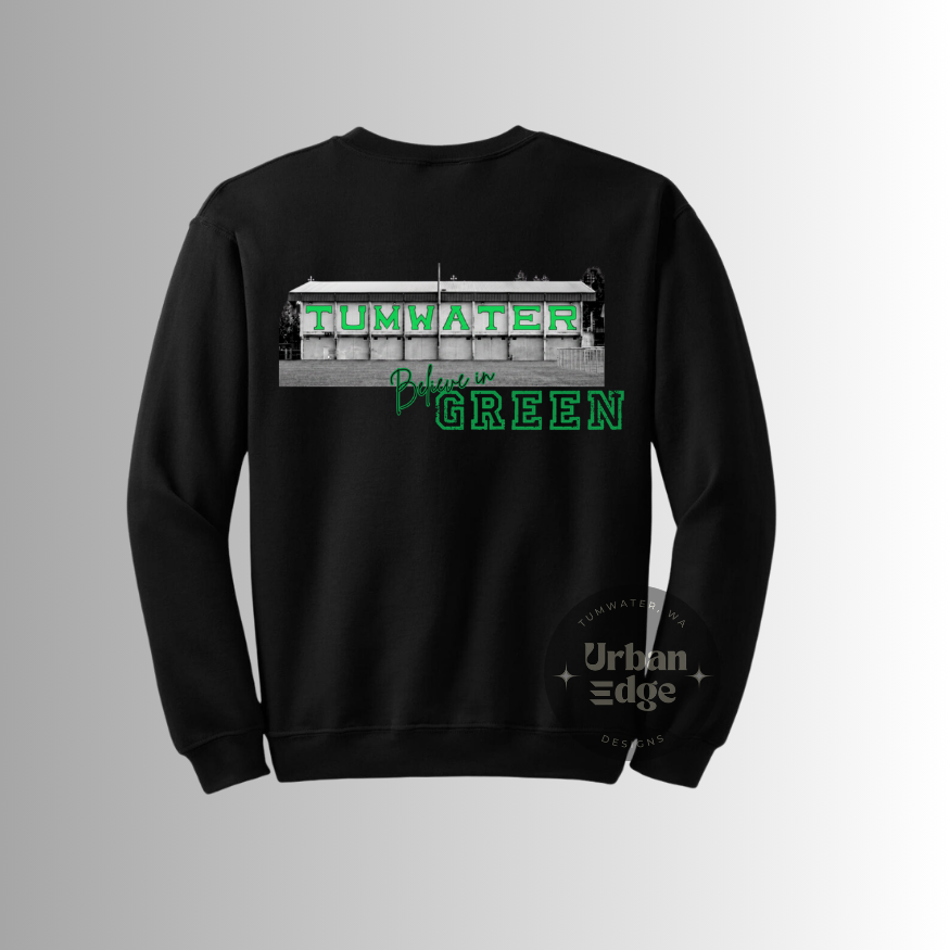 Believe in Green crewneck
