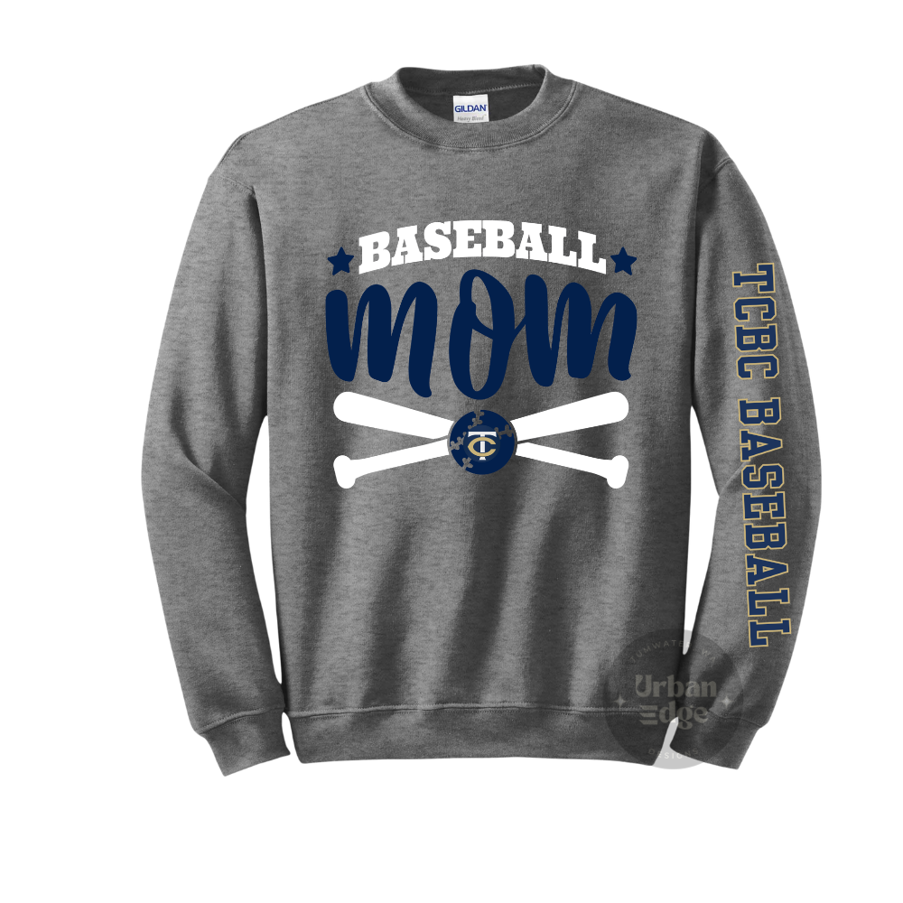 TCBC Baseball Mom crewneck