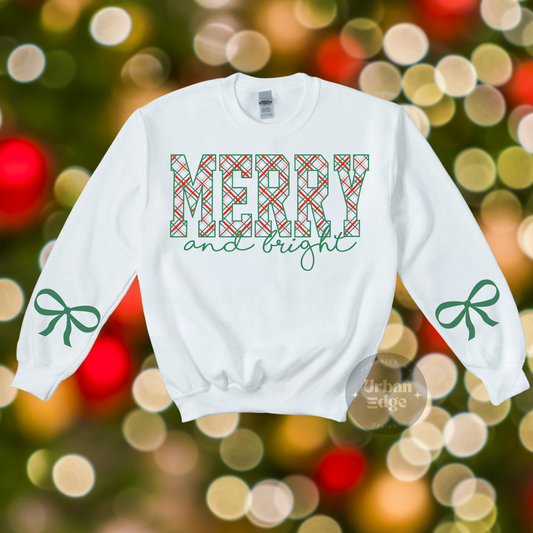 Merry and Bright crewneck