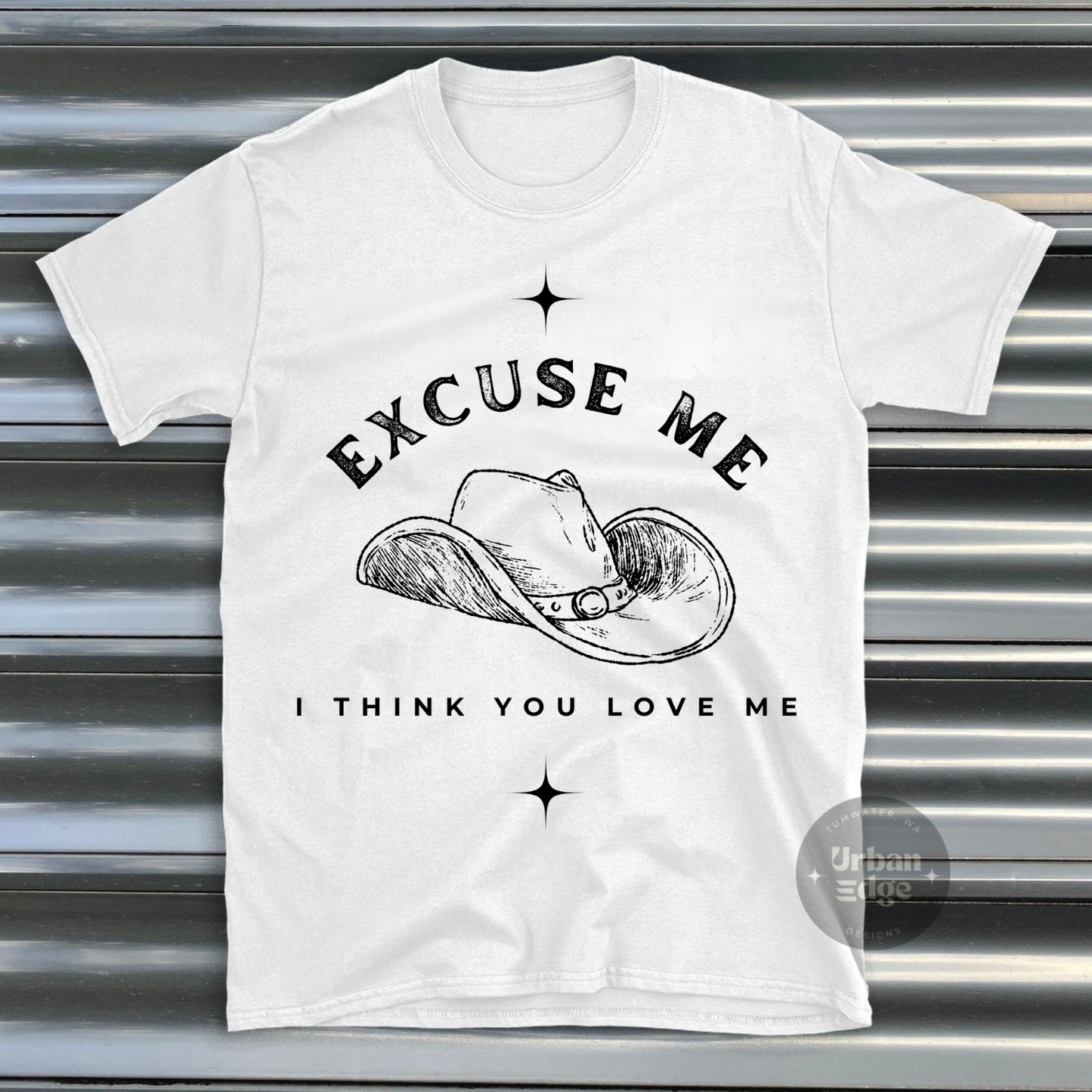 Excuse Me shirt white