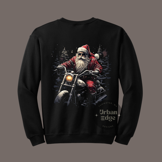 Santa Rides crewneck
