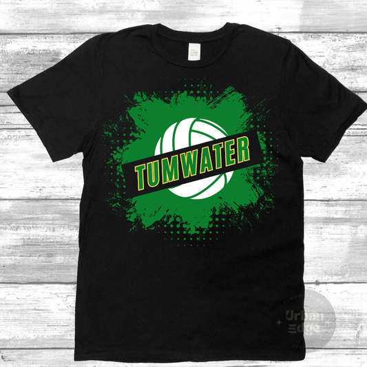 Black splatter shirt