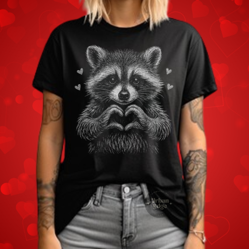 Feral Heart Racoon Shirt