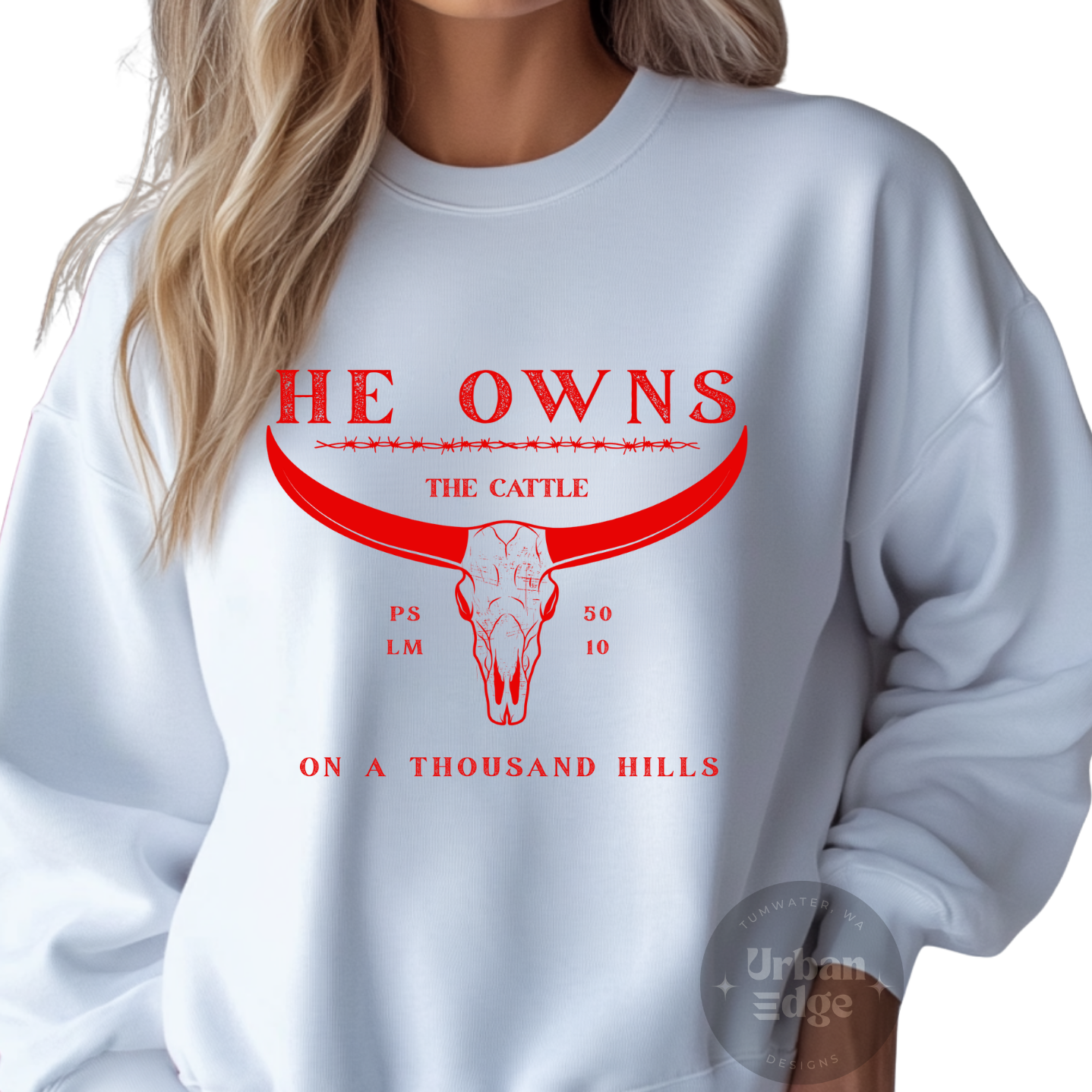 He Owns crewneck