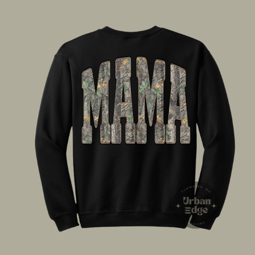 Camo Mama crewneck