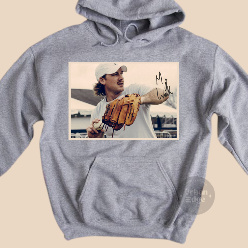 MW Baseball hoodie gray