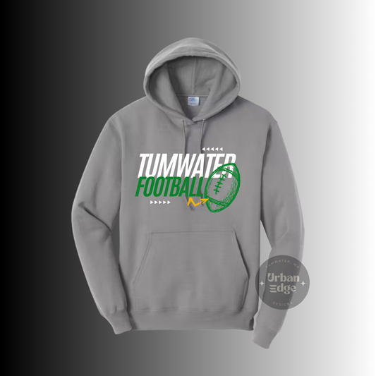 Tumwater Football Gray hoodie