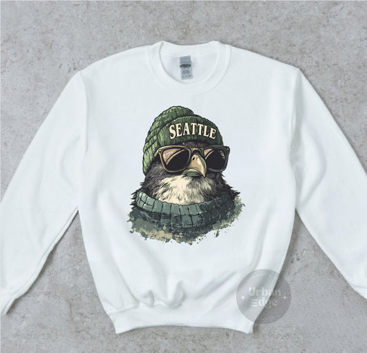 Mascot white crewneck