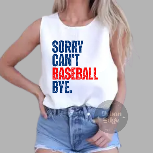 Sorry can't tank