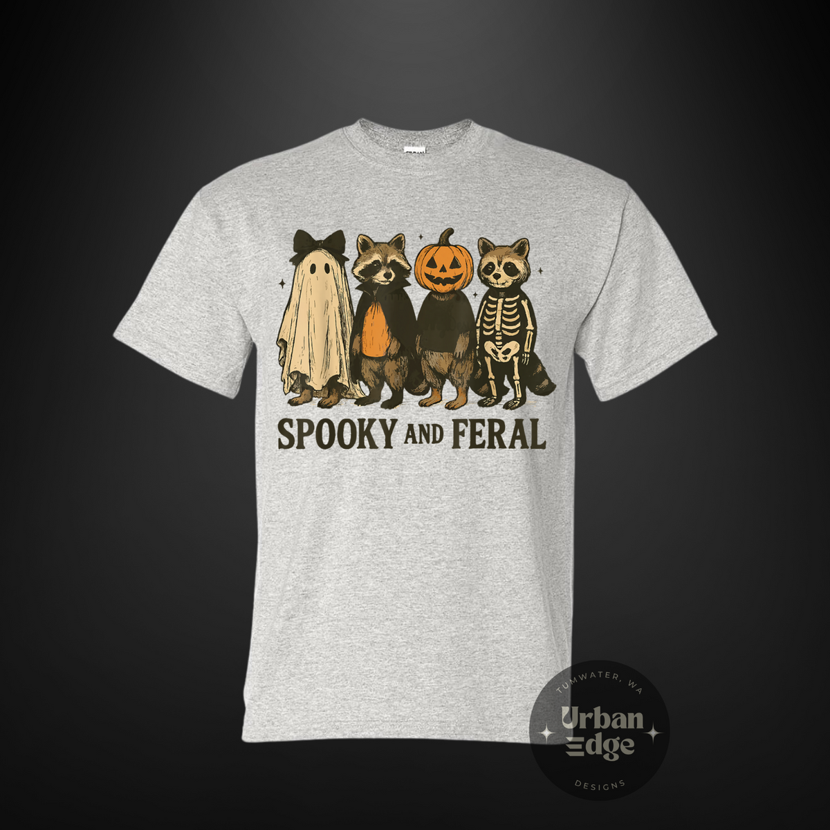 Halloween spooky and Feral shirt