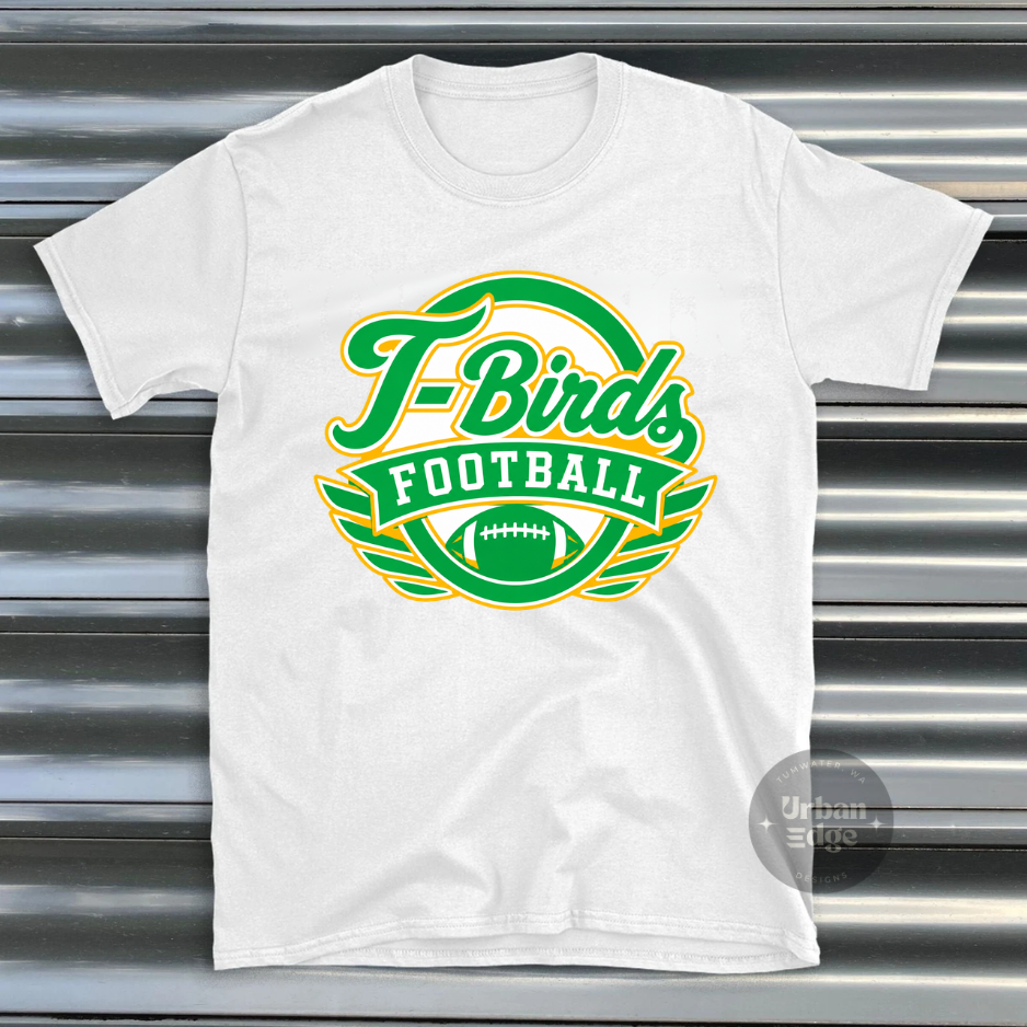T-birds football white shirt