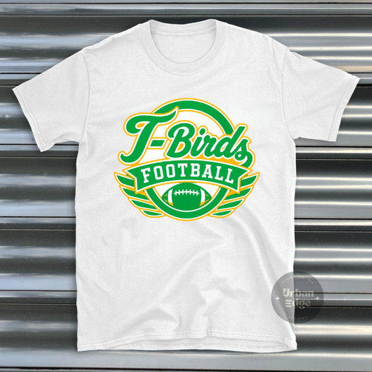 T-birds football white shirt