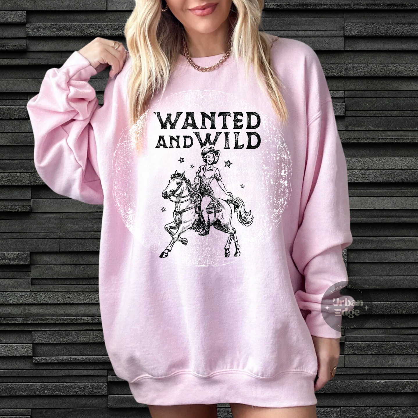 Wanted and Wild crewneck