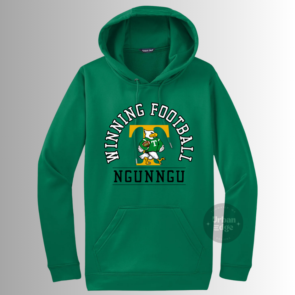 Tumwater winning football sport tek hoodie